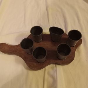 Pewter shot glasses